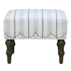 * Grace Mitchell Olivia Scalloped Ottoman Flash Sale