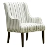 * Grace Mitchell Olivia Striped Scalloped Arm Chair Discount