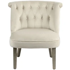 * Grace Mitchell Roxanne Ivory Accent Chair Featured
