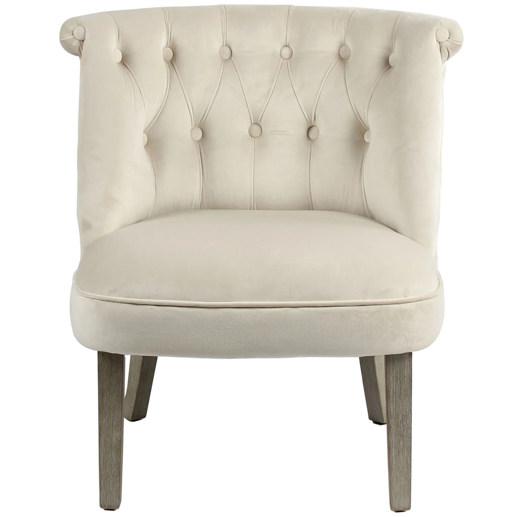 * Grace Mitchell Roxanne Ivory Accent Chair Featured