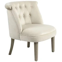 * Grace Mitchell Roxanne Ivory Accent Chair Featured
