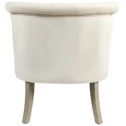 * Grace Mitchell Roxanne Ivory Accent Chair Featured