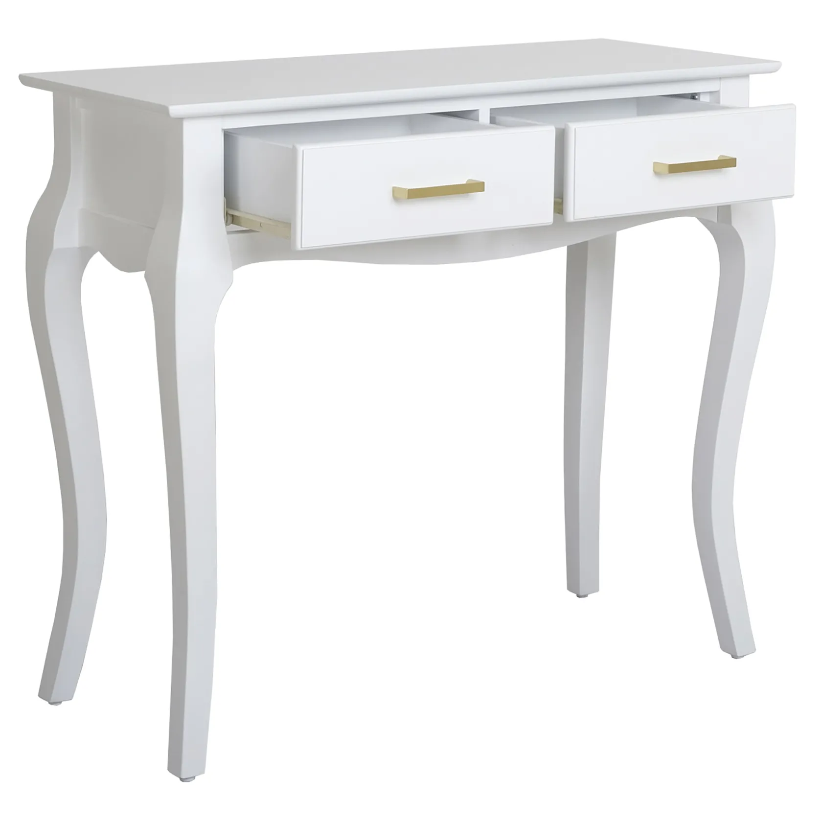 * Grace Mitchell Scarlett 2-Drawer Console Table, White Clearance