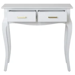* Grace Mitchell Scarlett 2-Drawer Console Table, White Clearance