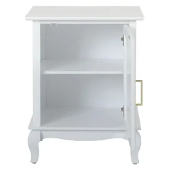 * Grace Mitchell Scarlett White 1-Door Cabinet Promotion