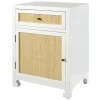 * Grace Mitchell Wood & Rattan Cabinet With Drawer Gift Selection