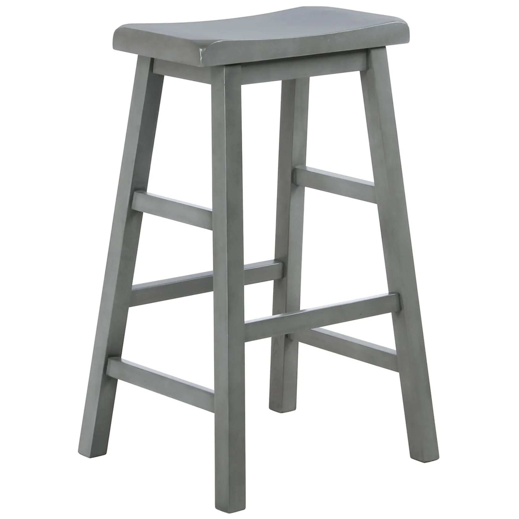 * Grey Saddle Backless Barstool, 29 Fashion