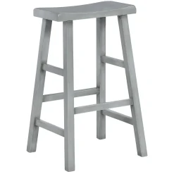 * Grey Saddle Barstool, 29 Online Discount