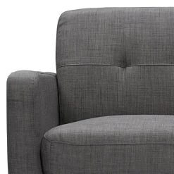 * Hadley Tufted Back Accent Chair, Charcoal Grey Flash Sale