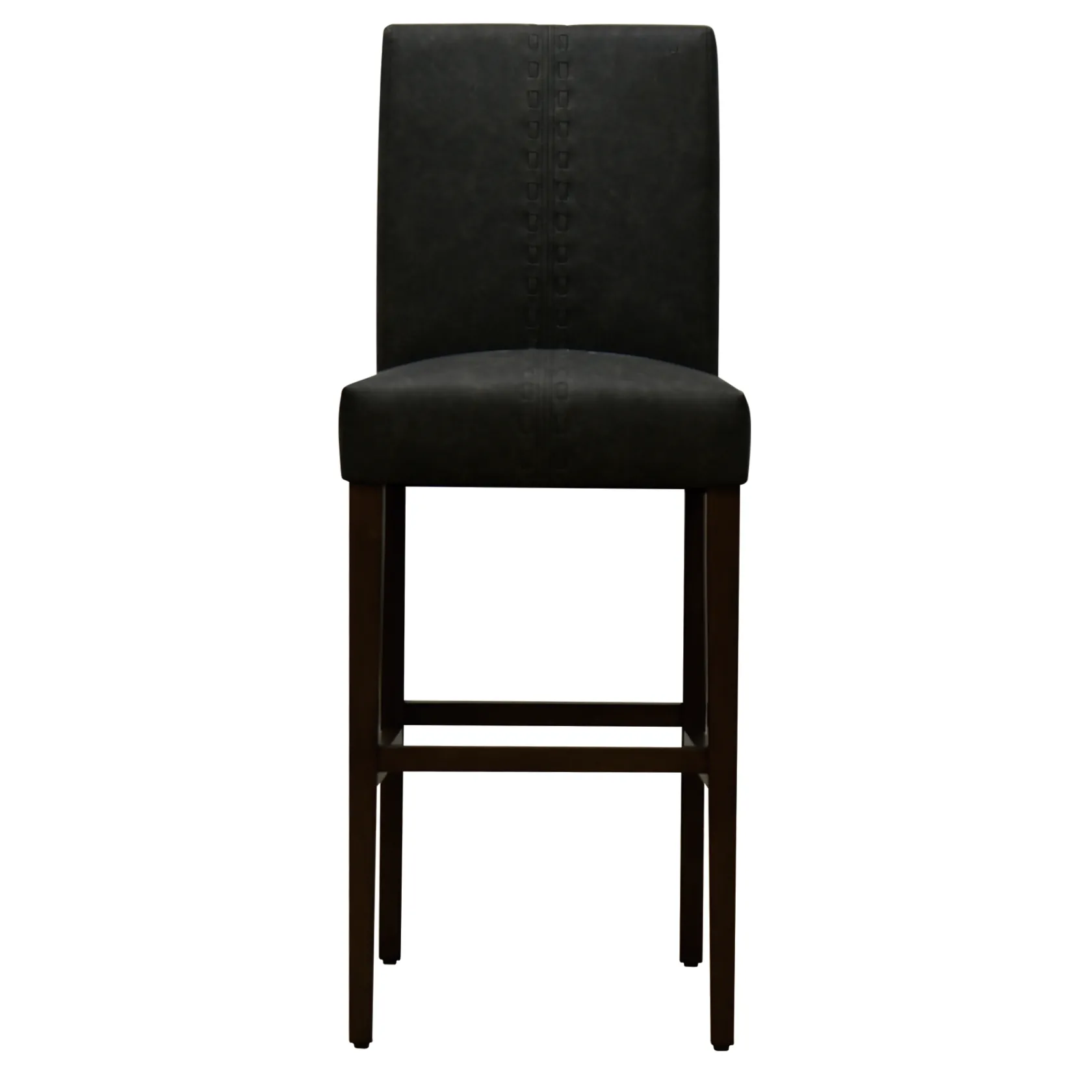 * Honeybloom Brown Baseball Stitch Barstool Low Price