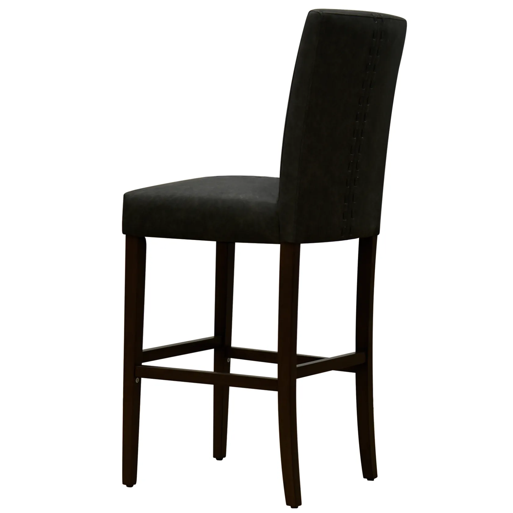 * Honeybloom Brown Baseball Stitch Barstool Low Price