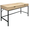 * Honeybloom Burnaby 2-Drawer Wood & Metal Desk Good Quality