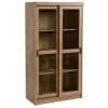 * Honeybloom Fullerton 4-Shelf Sliding Door Cabinet Gift Selection