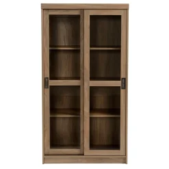 * Honeybloom Fullerton 4-Shelf Sliding Door Cabinet Gift Selection