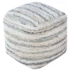 * Honeybloom Grey & Cream Pouf Opening Sales