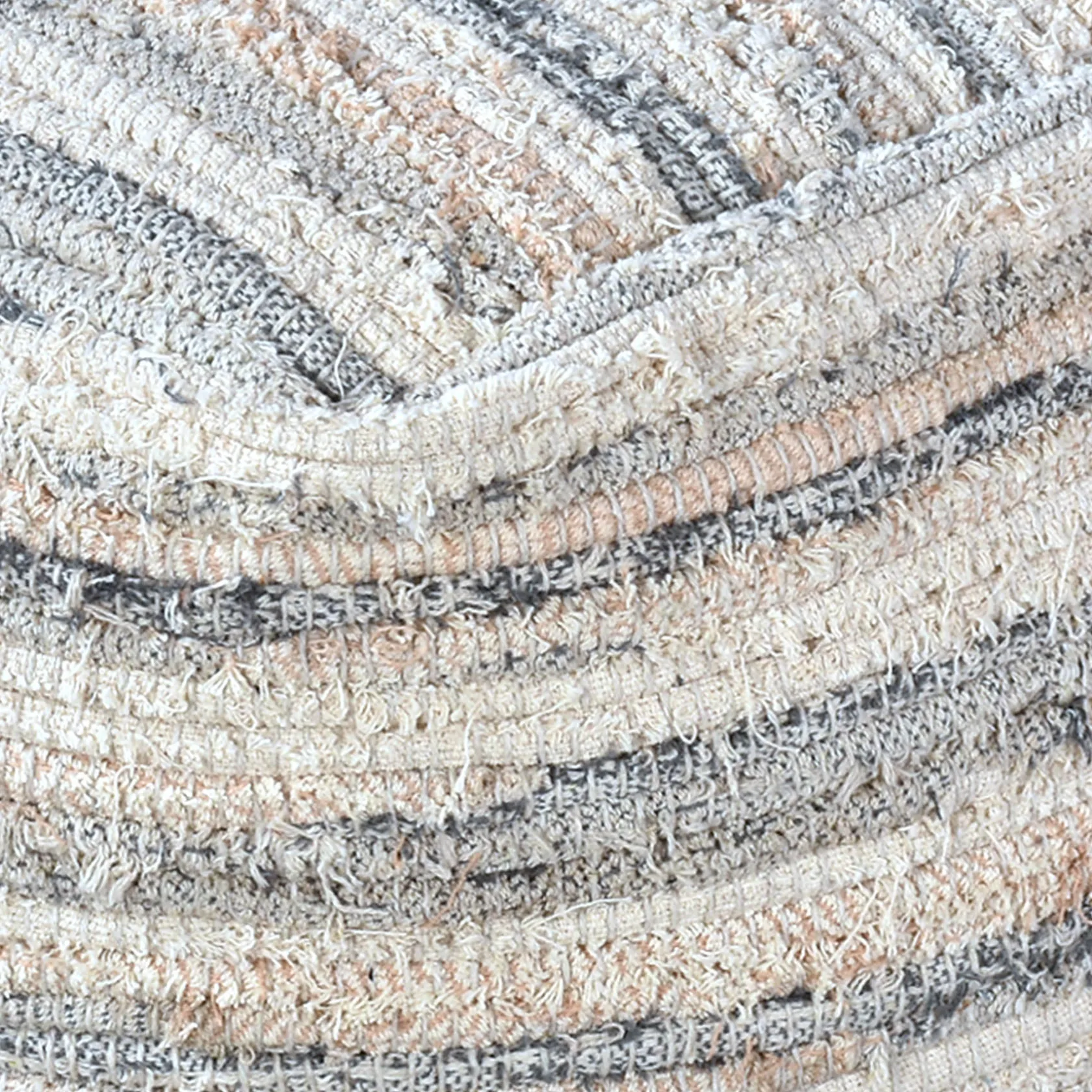 * Honeybloom Grey & Cream Pouf Opening Sales