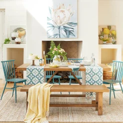 * Honeybloom Massena Natural Wood Dining Table, 72 Online Discount