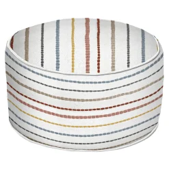 * Honeybloom Rainbow Striped Pouf, 20 14 Discount Online