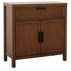 * Honeybloom Samuel 1-Drawer 2-Door Wooden Cabinet Opening Sales