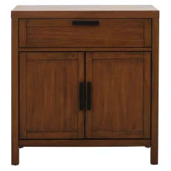 * Honeybloom Samuel 1-Drawer 2-Door Wooden Cabinet Opening Sales