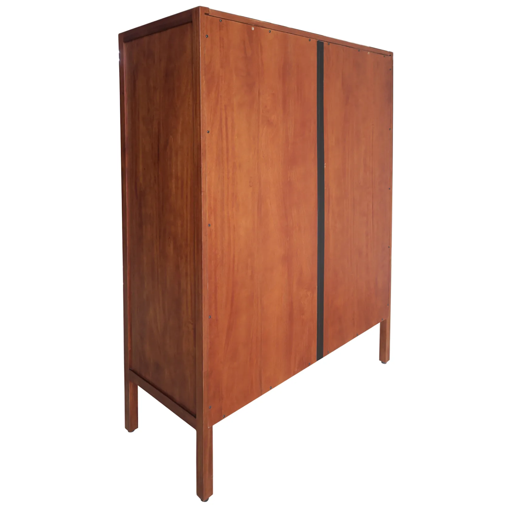 * Honeybloom Wood Rattan Door Cabinet Premium