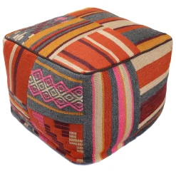* Indira Yard Dyed Pouf Good Quality