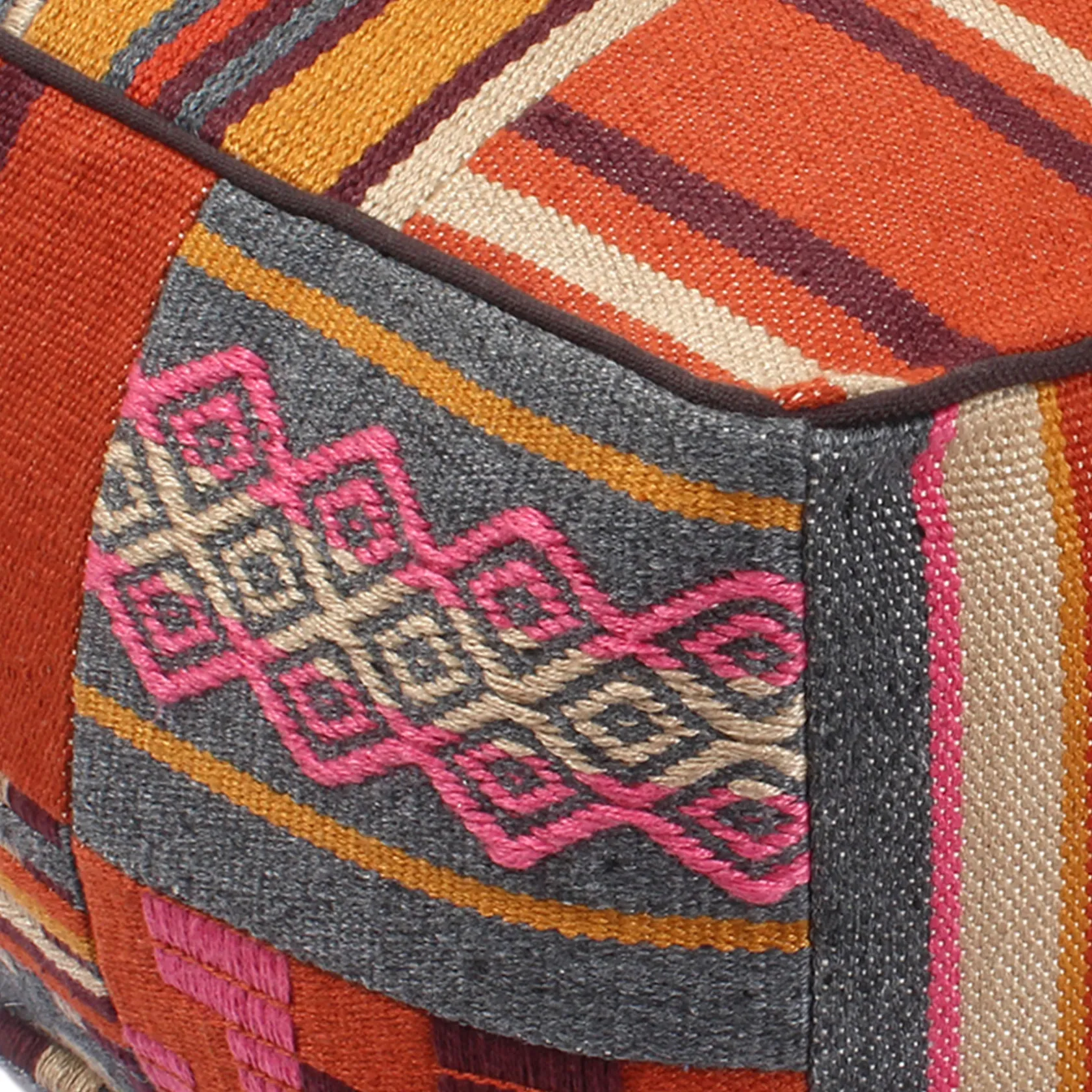 * Indira Yard Dyed Pouf Good Quality