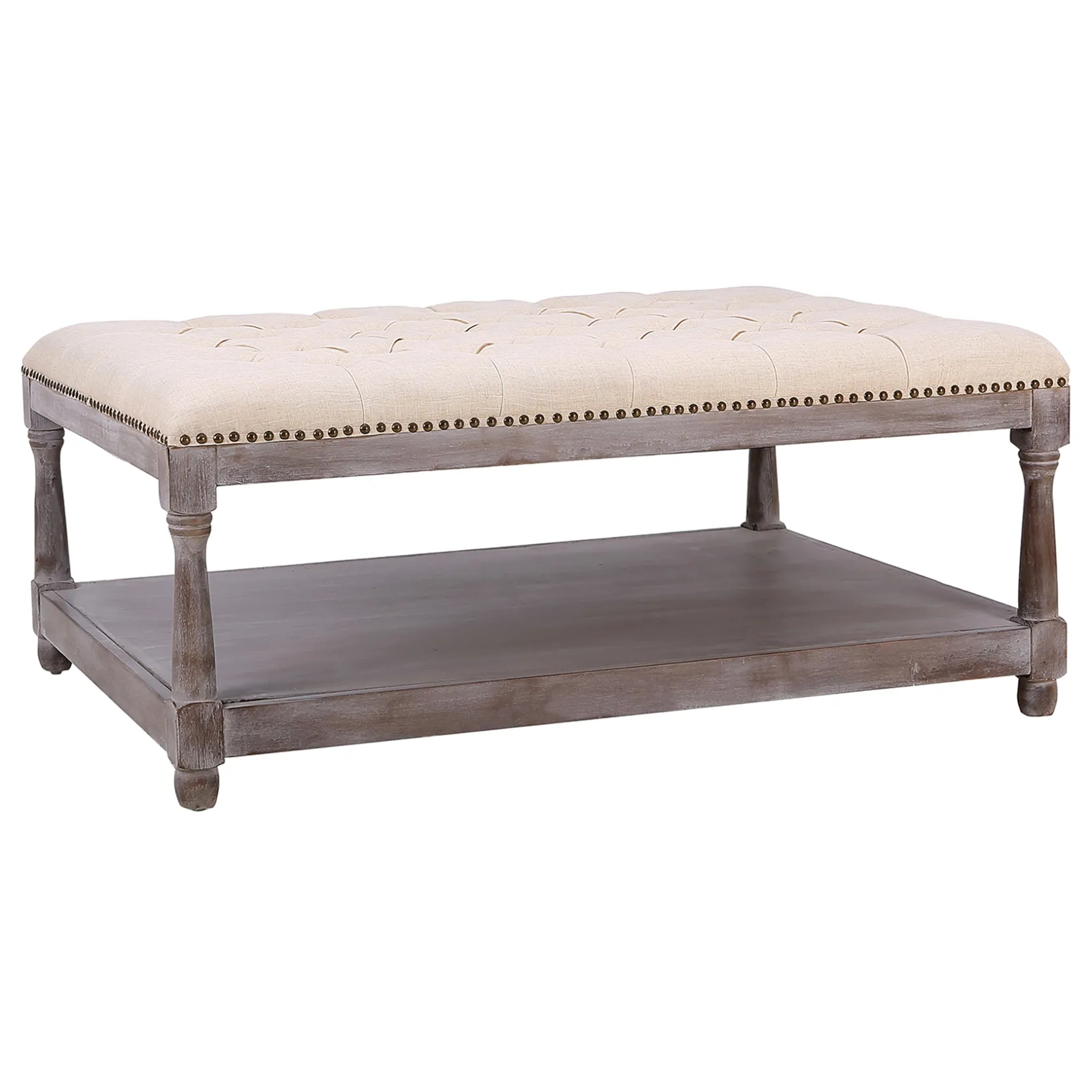 * Jardan Tufted Ottoman Natural Kd Opening Sales