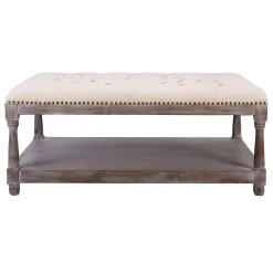 * Jardan Tufted Ottoman Natural Kd Opening Sales