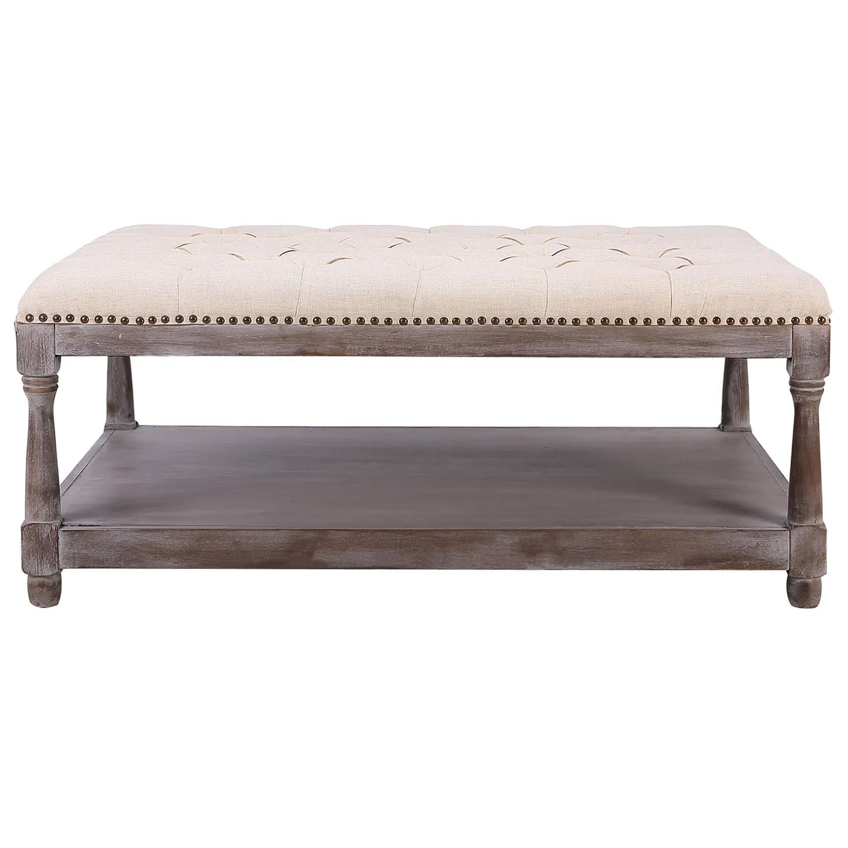 * Jardan Tufted Ottoman Natural Kd Opening Sales