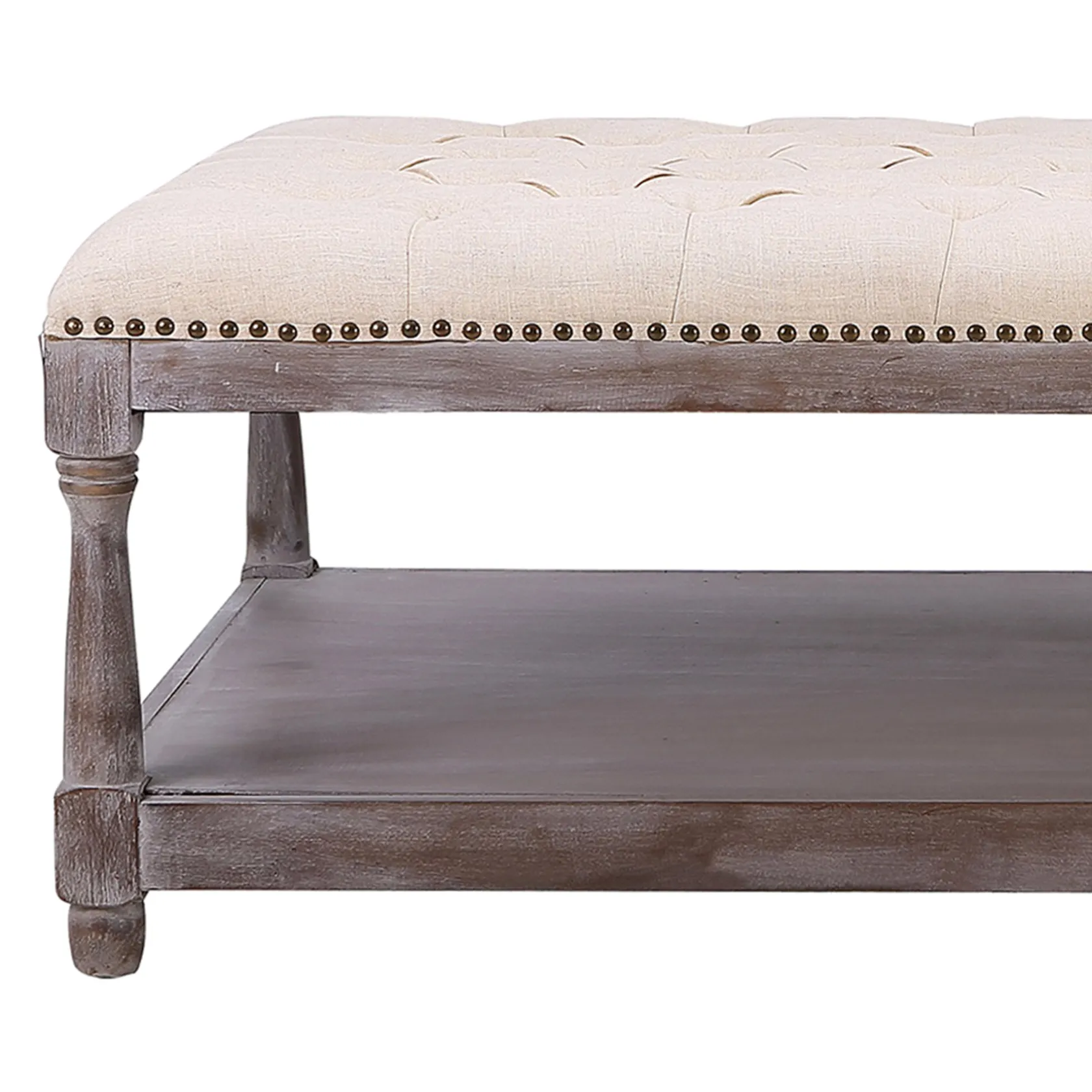 * Jardan Tufted Ottoman Natural Kd Opening Sales