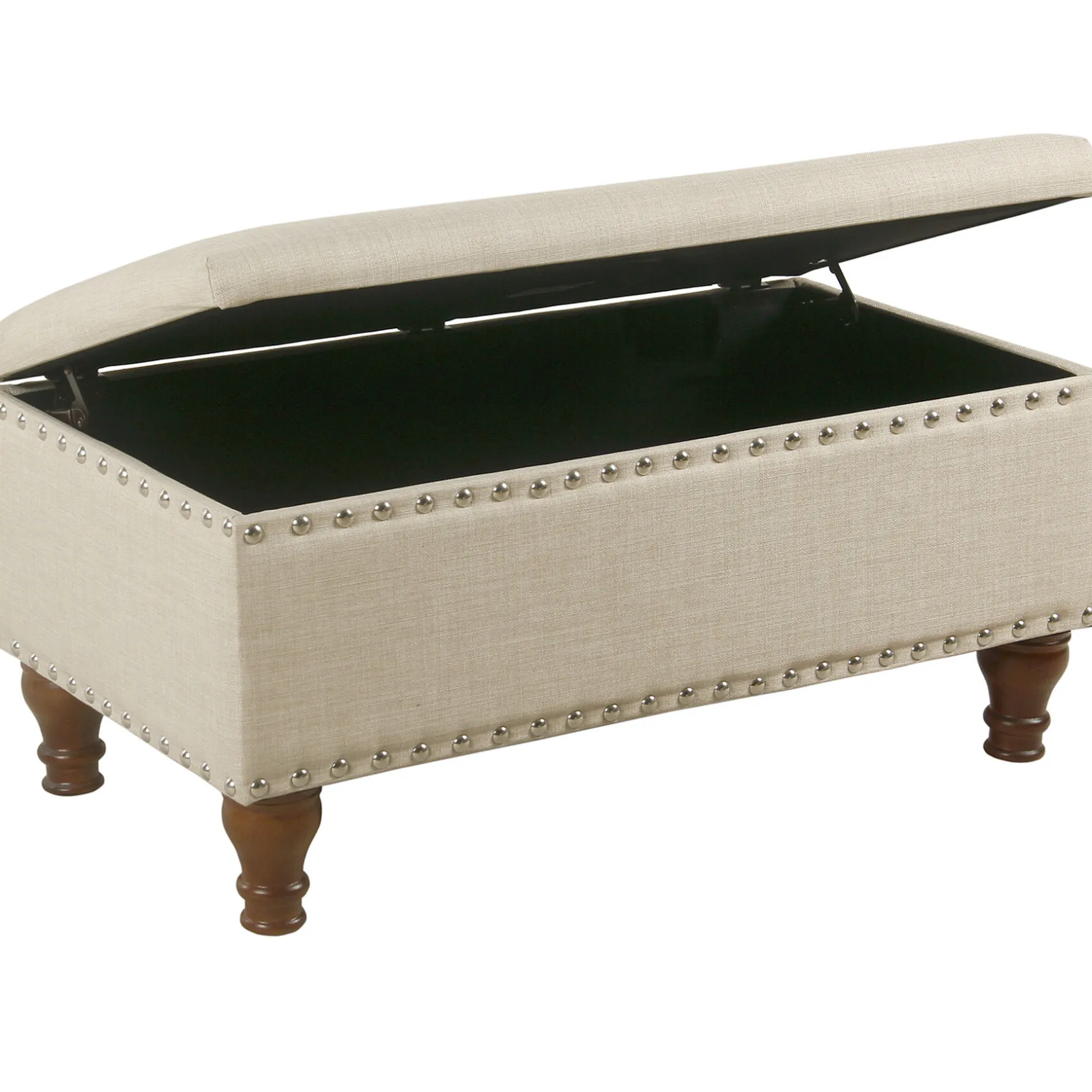 * Jasmine Linen Storage Ottoman, Natural Less Expensive