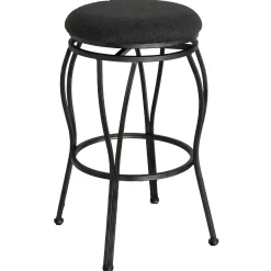 * Joseph Dark Grey Backless Barstool, 29 Discount Online