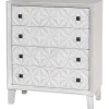 * Laci White 4 Drawer Cabinet Fashion