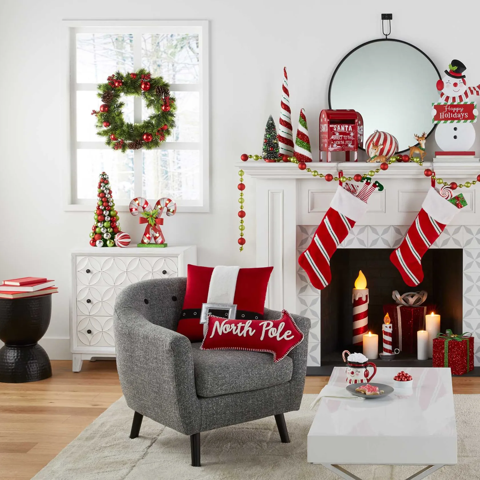 * Laci White 4 Drawer Cabinet Fashion