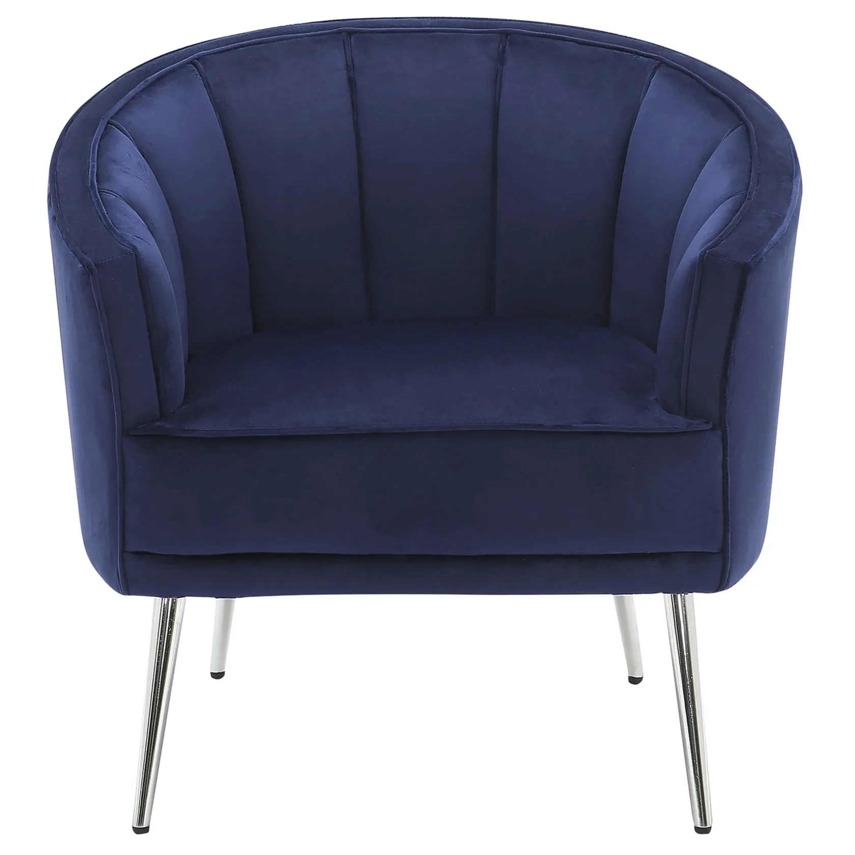 * Laila Ali Avani Blue Velvet Accent Chair Opening Sales