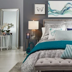 * Laila Ali White Wooden Nightstand, 24 Discount