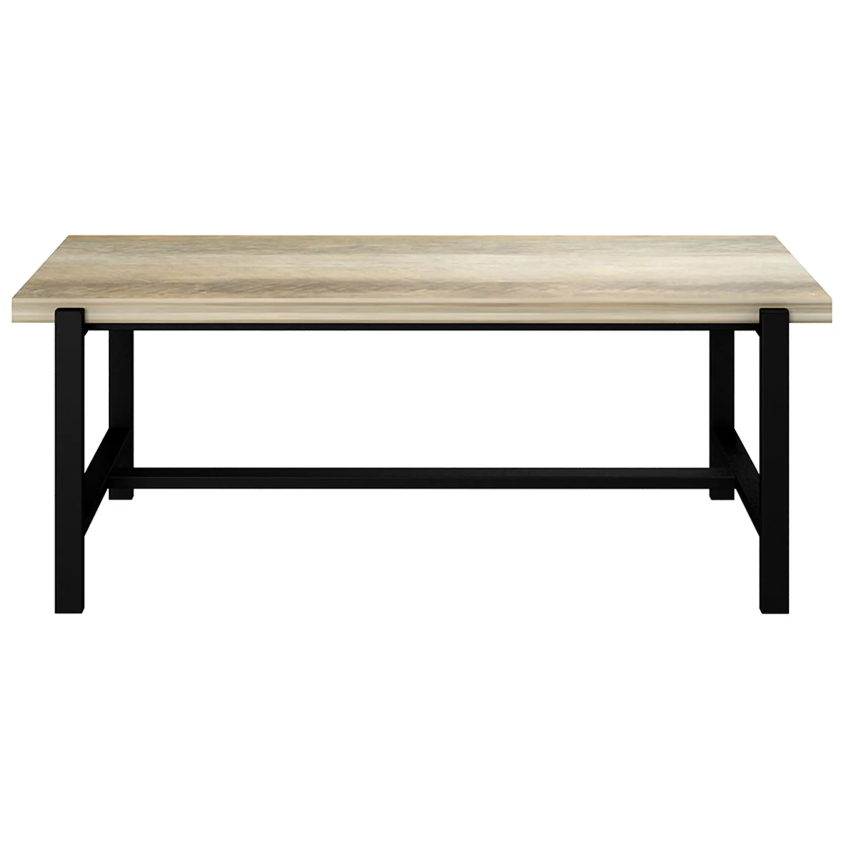 * Loggy Wood & Metal Dining Bench, 47 Less Expensive