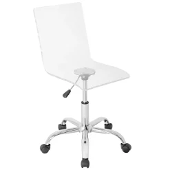 * Lucy Clear Acrylic Office Chair Online Discount
