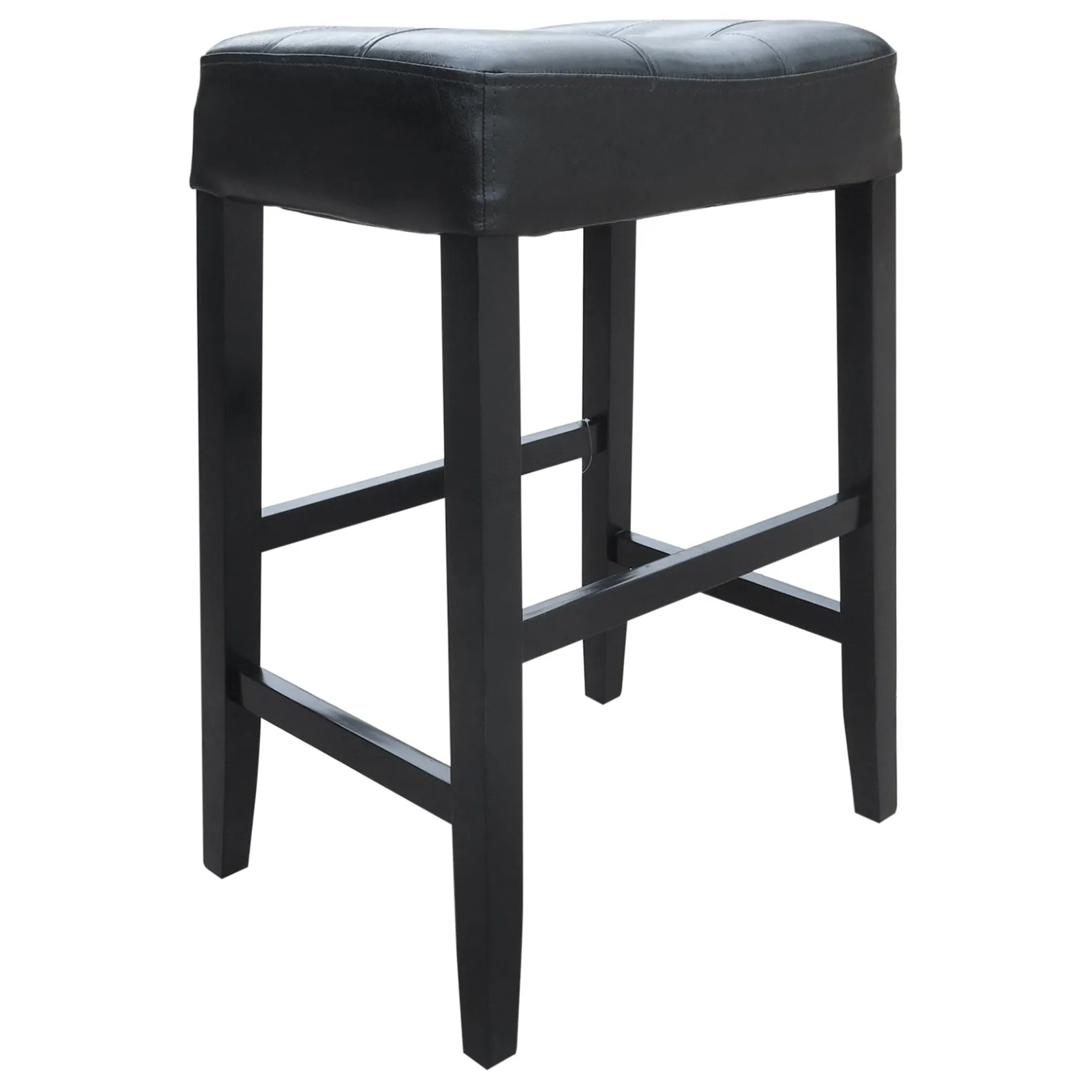 * Madison Black Backless Barstool, 29 Outlet