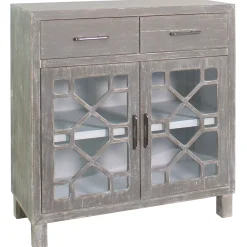 * Manning 2-Door Wooden Cabinet Bargain Sale