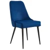 * Mereen Indigo Velvet Dining Chair, Kd Online Discount