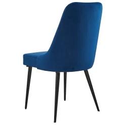 * Mereen Indigo Velvet Dining Chair, Kd Online Discount