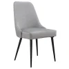 * Mereen Velvet Dining Chair, Grey Premium