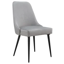 * Mereen Velvet Dining Chair, Grey Premium