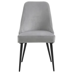 * Mereen Velvet Dining Chair, Grey Premium