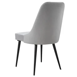* Mereen Velvet Dining Chair, Grey Premium