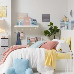 * Metal C-Table With Usb Port, White Premium