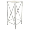 * Metal Plant Stand With Wood Top Grey, Medium Opening Sales