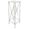 * Metal Plant Stand With Wood Top Grey, Small Exquisite Gifts